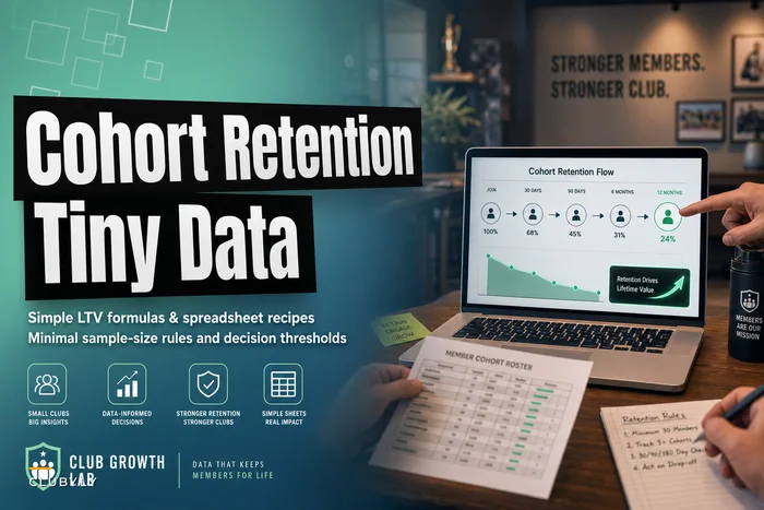 Running cohort retention on tiny datasets: simple LTV formulas, spreadsheet cohort recipes and decision thresholds for small clubs