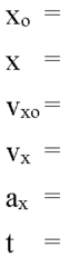 AP Physics 1 - Kinematics