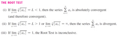 AP Calculus BC Series test