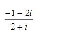 Algebra 2 Complex Numbers