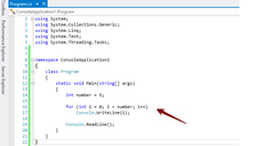 C Sharp Looping Statements