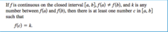 Calculus Theorems