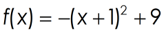 Quadratics - Algebra 1