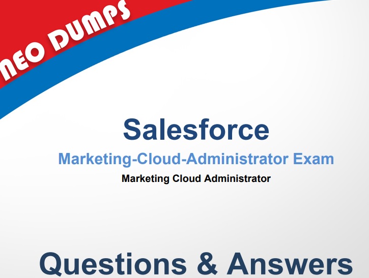 PDF (New 2021) Actual Salesforce Marketing-Cloud-Administrator Exam Dumps