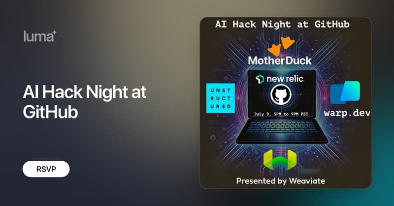 AI Hack Night at GitHub (🇺🇸)