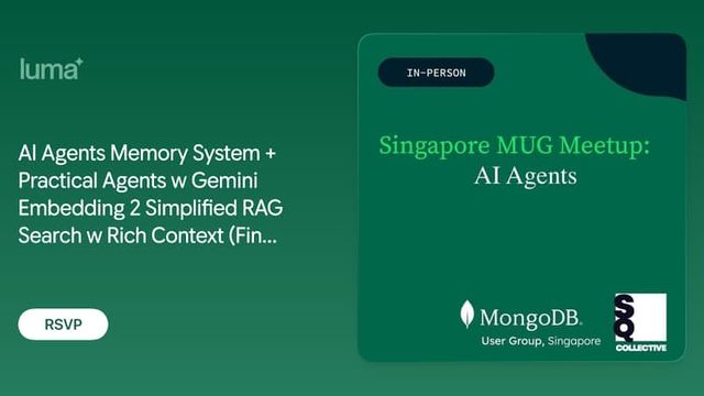 AI Agents Memory System + Practical Agents w Gemini Embedding 2 Simplified RAG Search w Rich Context (Find document from image)