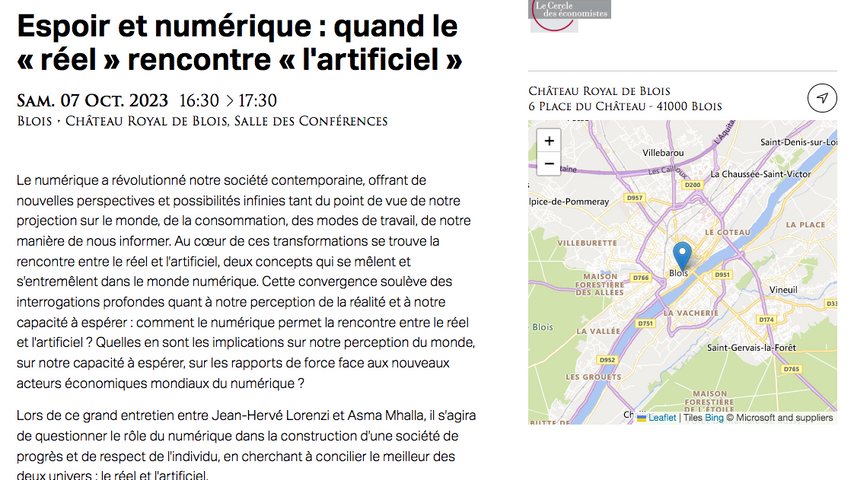 Espoir et numérique : quand le « réel » rencontre « l'artificiel »