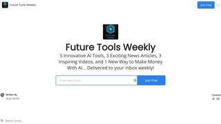 Future Tools Weekly