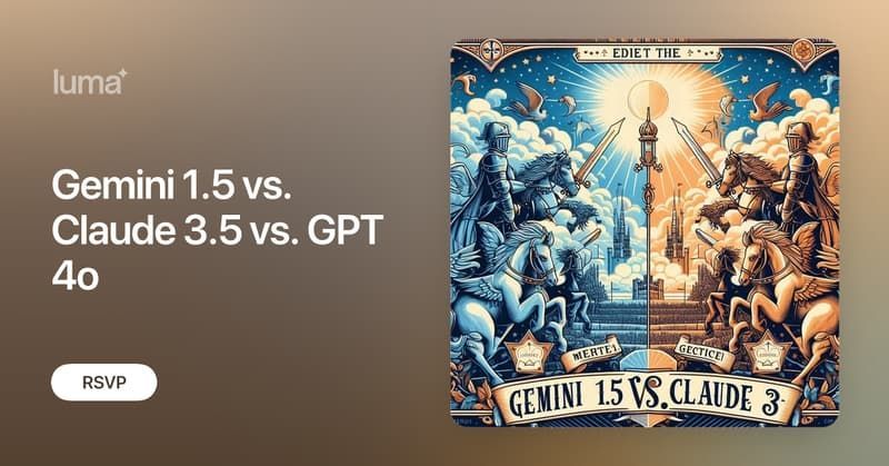 Gemini 1.5 vs. Claude 3.5 vs. GPT 4o (🇺🇸)