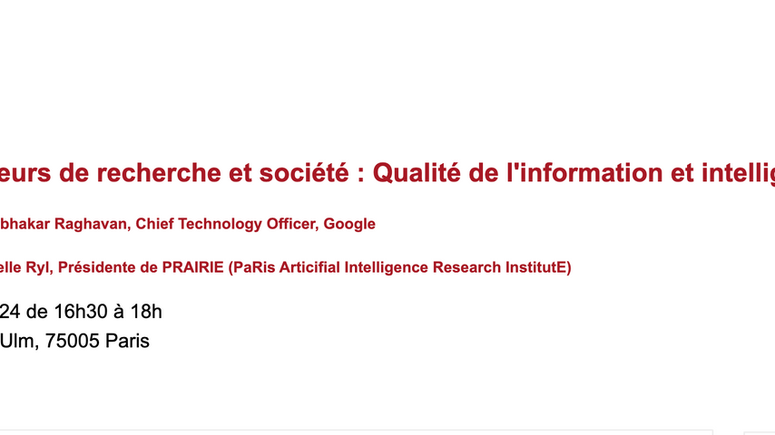 🇫🇷 Moteurs de recherche et société : qualité de l'information et IA