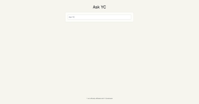 Ask YC