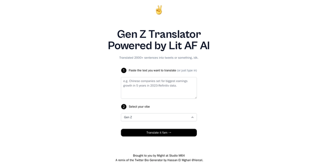 Gen Z Translator