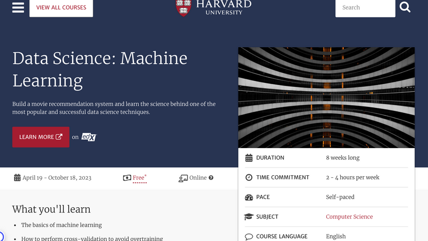 Data Science: Machine Learning