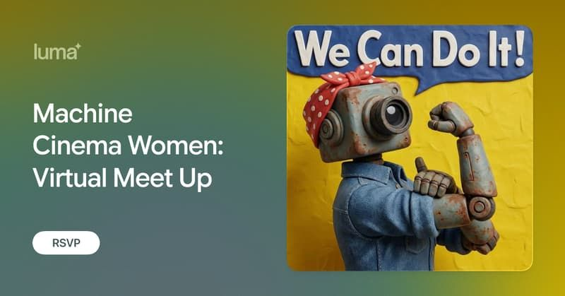 Machine Cinema Women: Virtual Meet Up