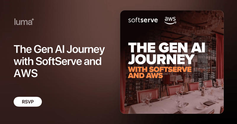 The Gen AI Journey with SoftServe and AWS (🇺🇸)