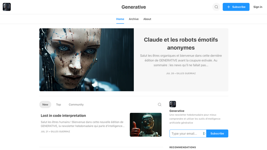 Generative by Gilles Guerraz