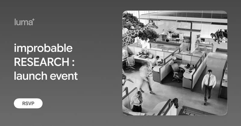 improbable RESEARCH : launch event