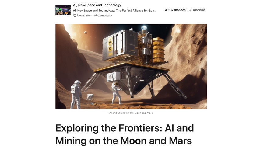 AI, NewSpace and Technology