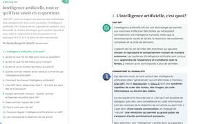 Intelligence artificielle, tout ce qu'il faut savoir en 11 questions