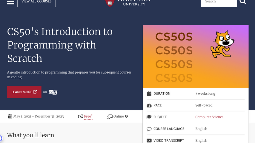 CS50's Introduction to Programming with Scratch