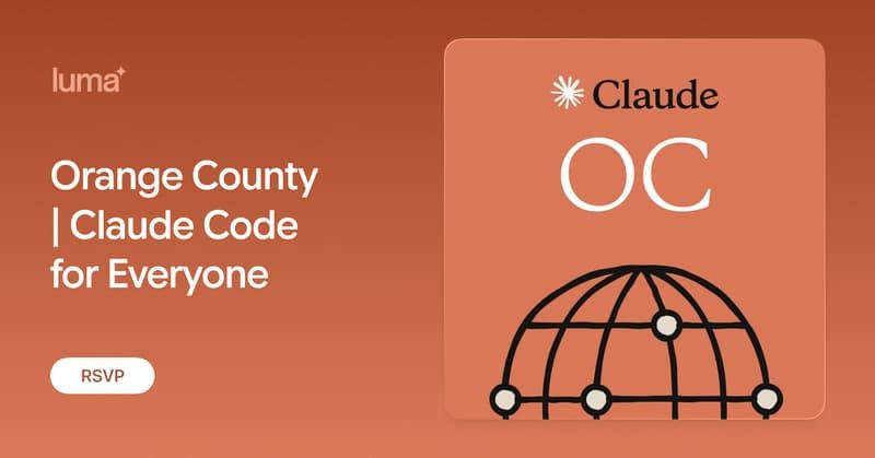 Orange County | Claude Code for Everyone