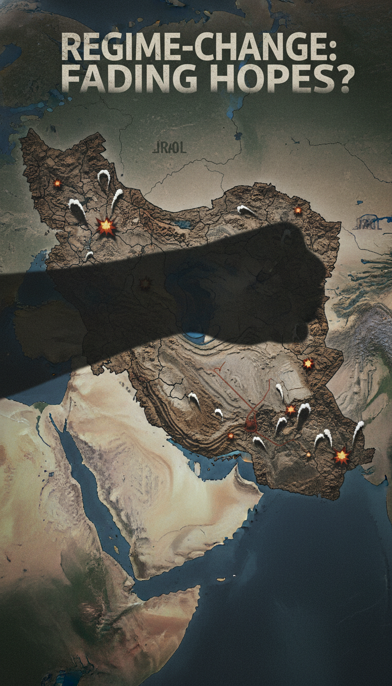 So the real story may not be war versus peace. It may be a retreat from an unworkable promise. If Washington no longer expects Iran’s government to fall, then this becomes a very different kind of mission—one that sounds smaller, but could still drag on.