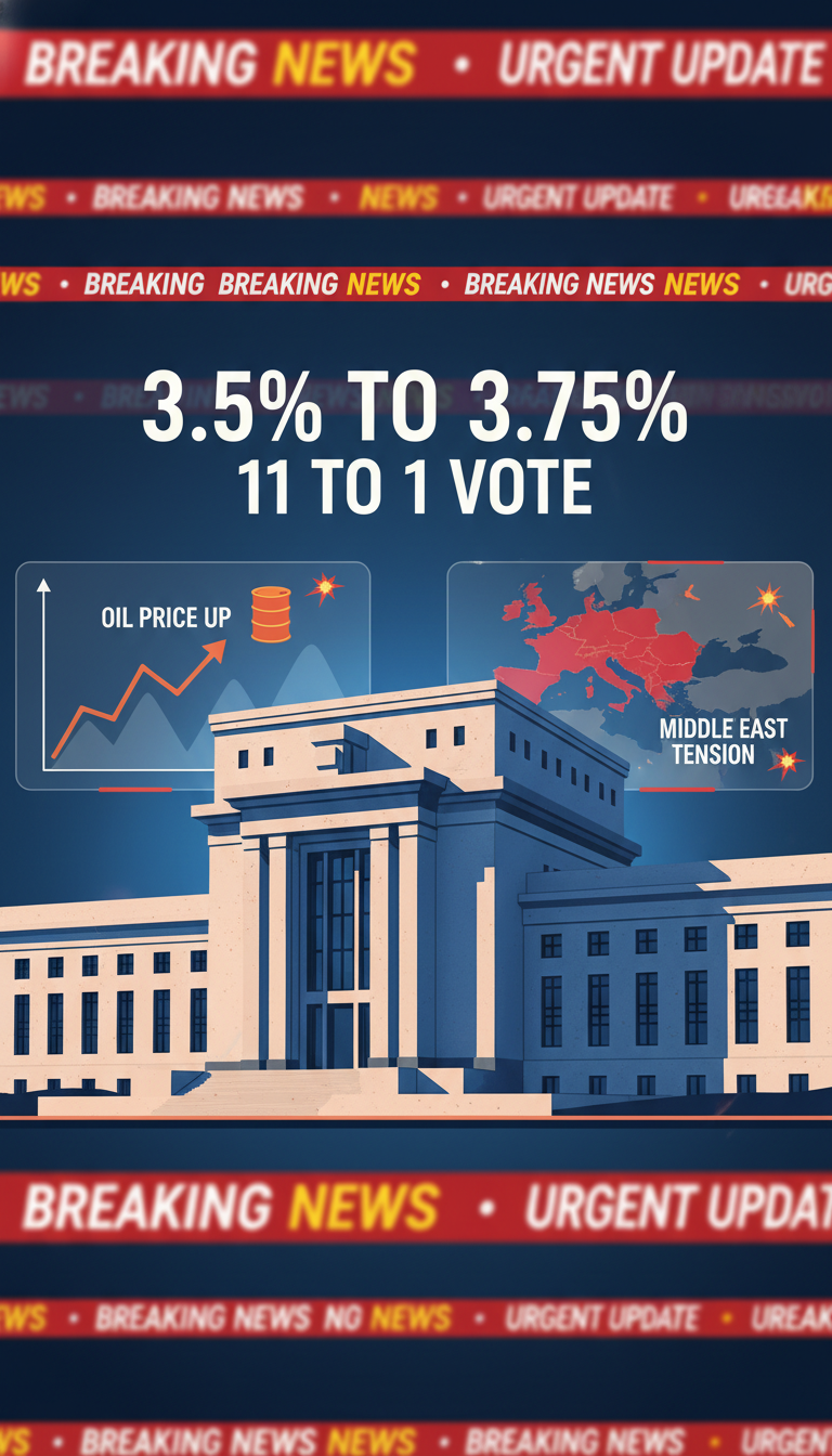 Why the Fed Held Rates Steady Even as War Threatens New Inflation - Featured image