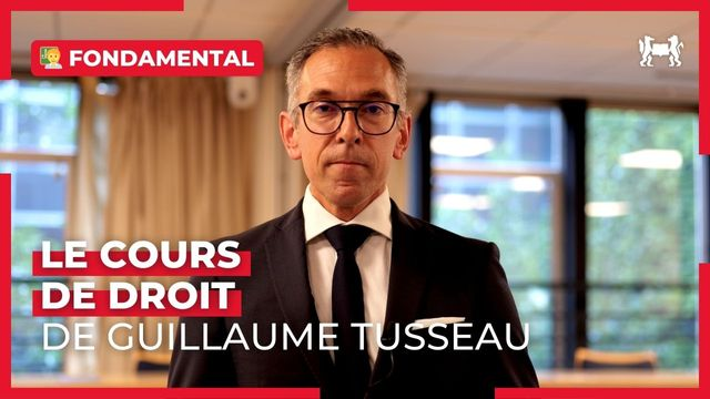  Fondamental : le cours de droit de Guillaume Tusseau