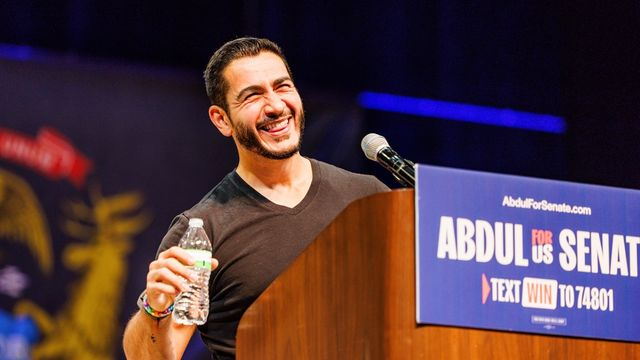 Grand Rapids, Michigan, États-Unis, le 19 juillet 2026 : Rassemblement électoral « Le peuple contre les puissants » avec Bernie Sanders, Alexandria Ocasio-Cortez et le Dr Abdul El-Sayed.