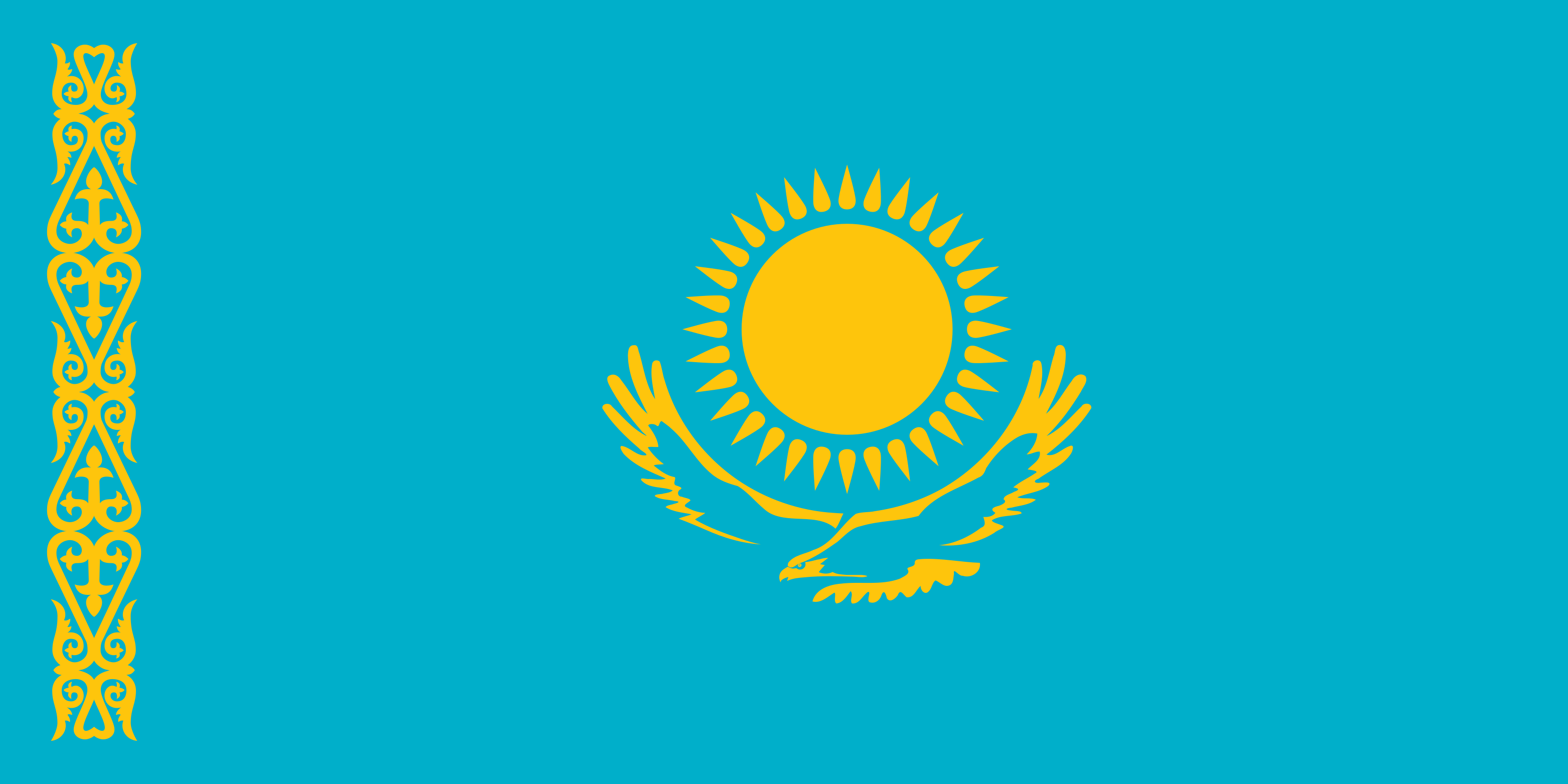 Флаг Казахстанa