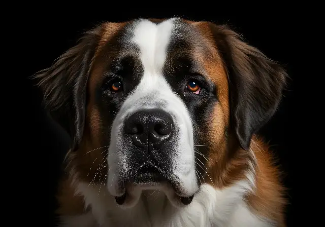 Dog Saint Bernard Close Up Photography