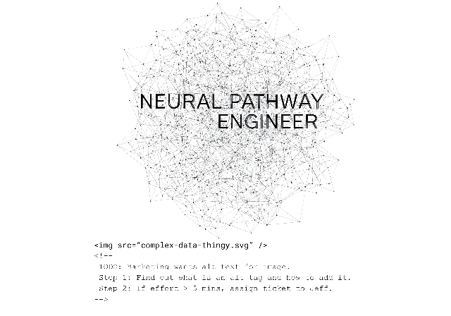 Digital Art Neural Pathway Engineer Abstract Network Graphic