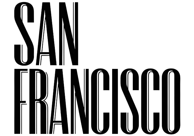 Minimalist Typographic San Francisco Design with Subtle Low Contrast - classic - width: 5120px, height: 3584px