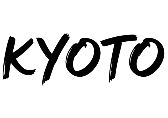 Kyoto Handwritten Brush Script Text Graphic for Urban Style - classic - width: 5120px, height: 3584px