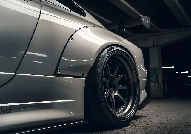 Automotive Photography Modified Sports Car: Widebody Urban Scene - classic - width: 5120px, height: 3584px