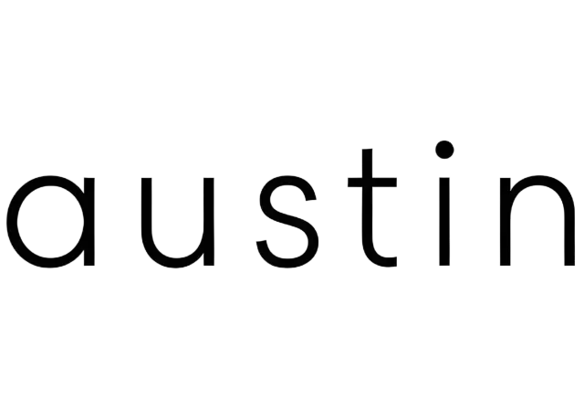 Minimalist Outlined Austin Wordmark for Clean Modern Branding - classic - width: 5120px, height: 3584px