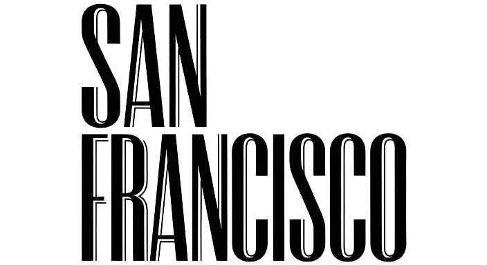 Minimalist Typographic San Francisco Design with Subtle Low Contrast - landscape - width: 5632px, height: 3072px