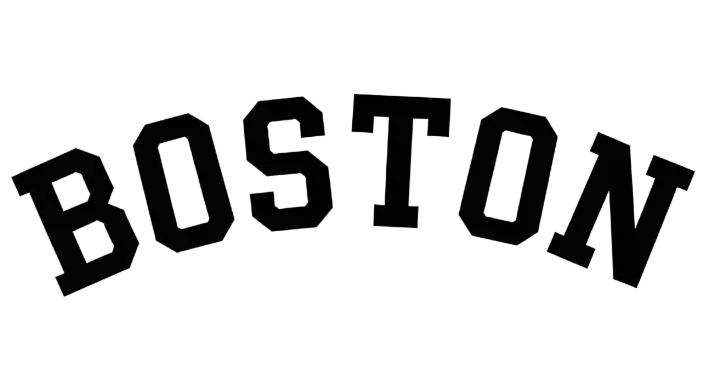 Collegiate Distressed Boston Arched Text Apparel Design - landscape - width: 5632px, height: 3072px