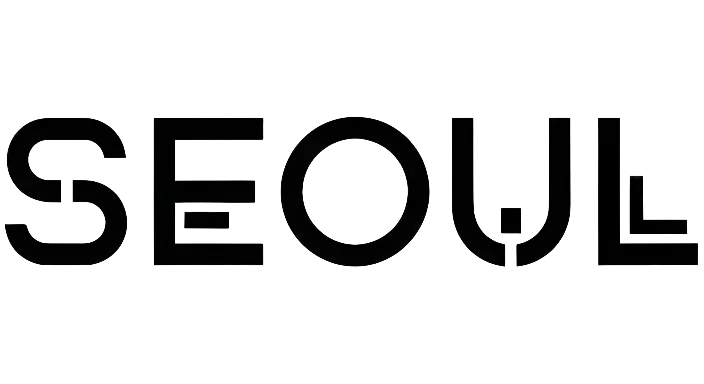 Modern Digital Glitch Seoul Text Design for Urban Youth and Gamers - landscape - width: 5632px, height: 3072px