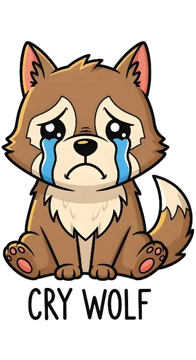 Chibi Crying Wolf Pup Graphic: Cute, Sad, Emotional Design - portrait - width: 3072px, height: 5632px