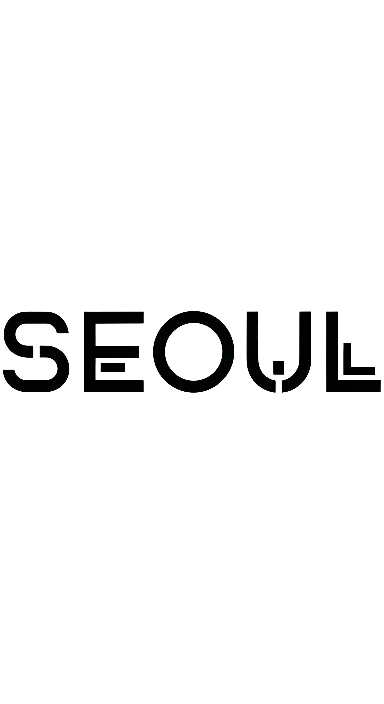 Modern Digital Glitch Seoul Text Design for Urban Youth and Gamers - portrait - width: 3072px, height: 5632px