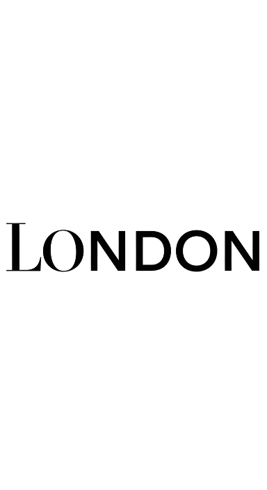 Minimalist Typographic London Text Graphic for Urban Lifestyle - portrait - width: 3072px, height: 5632px