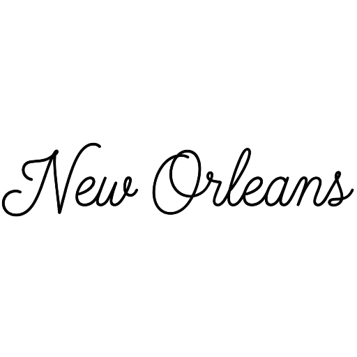 New Orleans Script Font Design Surf Cap