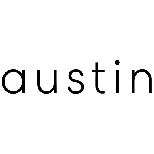 Minimalist Outlined Austin Wordmark for Clean Modern Branding