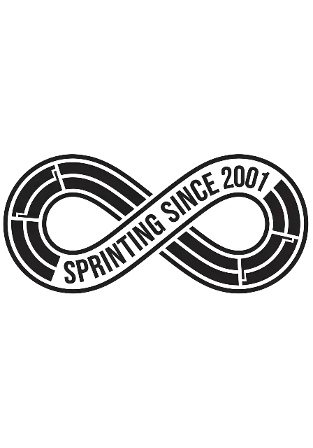 Modern Graphic Infinity Running Track Logo for Athletes - traditional - width: 3584px, height: 5120px