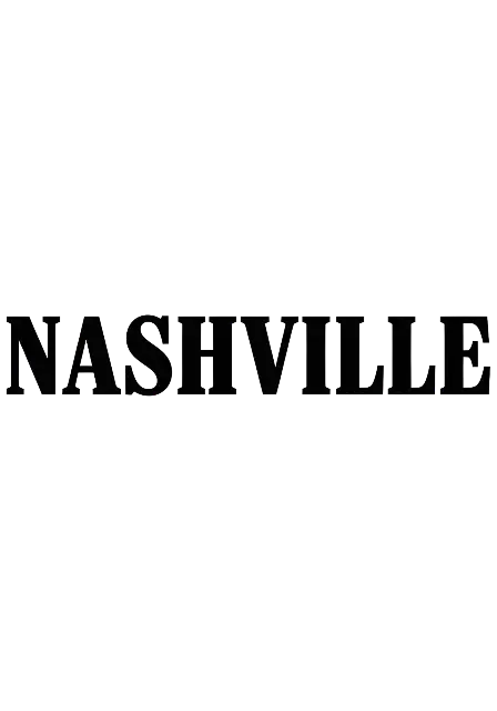 Sleek Modern 3D Nashville Text Design for Merchandise - traditional - width: 3584px, height: 5120px