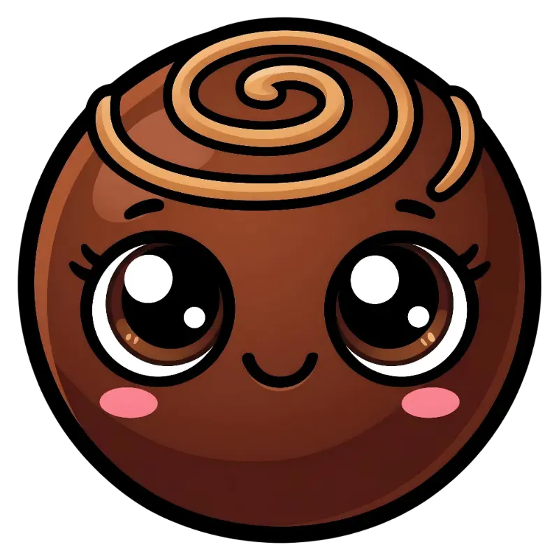 Kawaii Cinnamon Roll Character