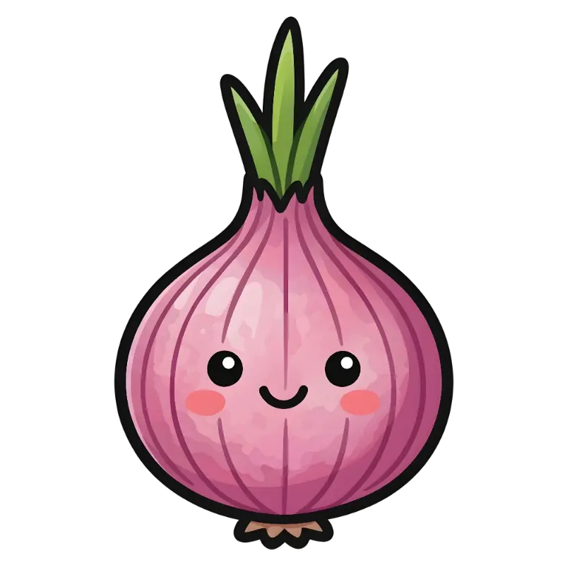 Cute Kawaii Onion Character