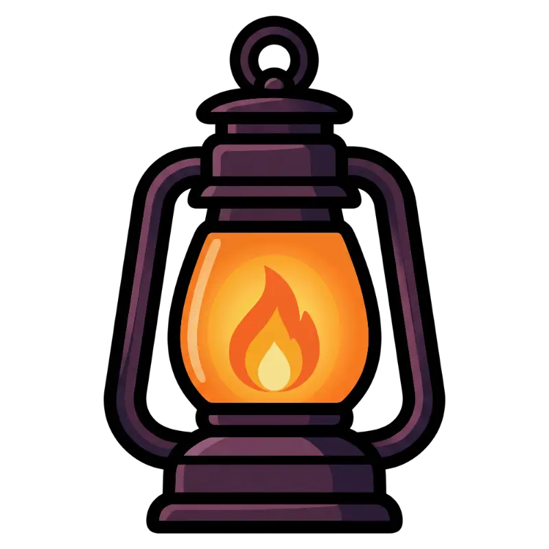 Iconic Glowing Flame Lantern