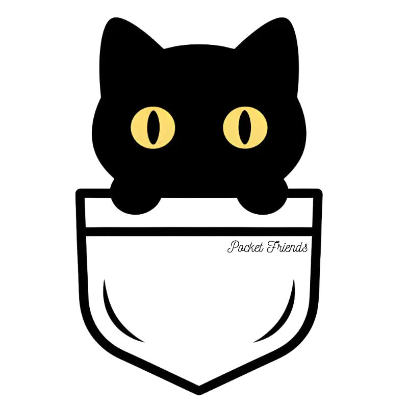 Pocket Friends Cat Peeking Pocket Graphic